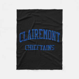 Clairemont High School Hs San Diego Ca Vintage Srt Fleece Blanket
