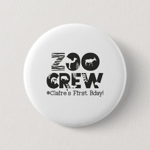 Claire's First Birthday  6 Cm Round Badge