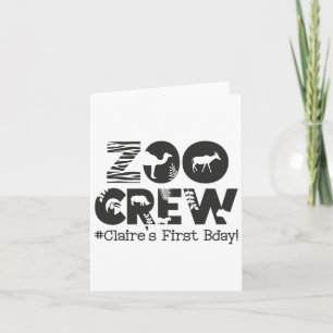 Claire's First Birthday  Card