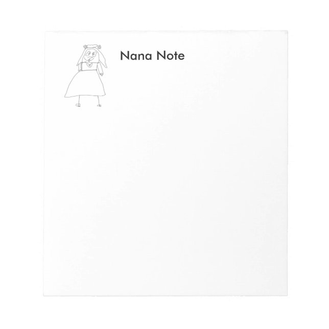 Claire's Nana Notepad (Front)