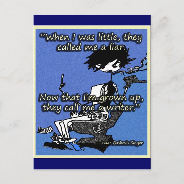 Claire's Writers & Liars line Postcard (Front)