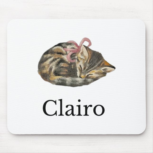 Clairo Says A Cat 1  Mouse Mat (Front)