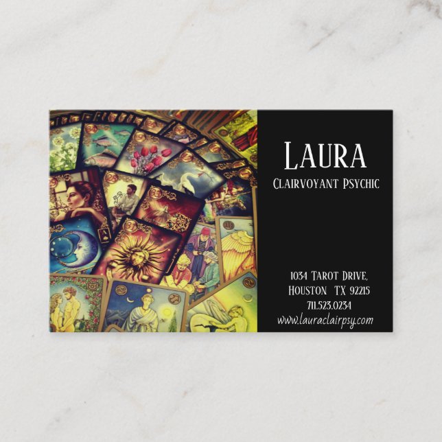 Clairvoyant Psychic Business Card (Front)