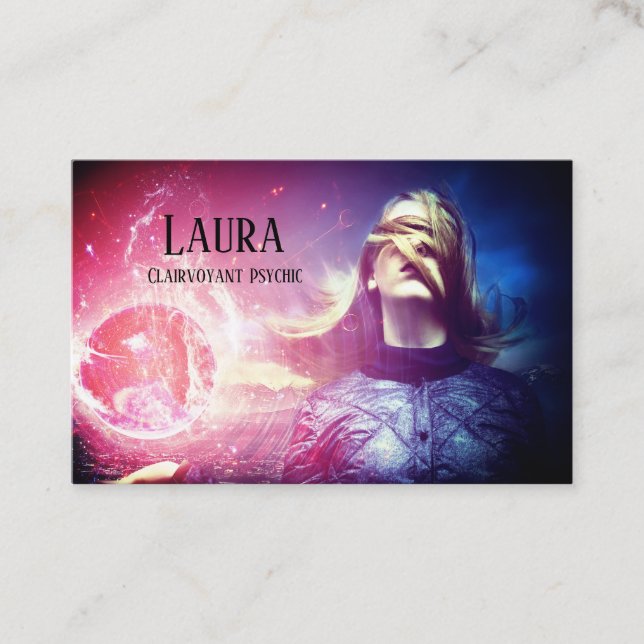Clairvoyant Psychic Business Card (Front)