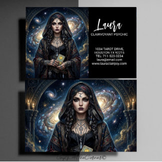 Clairvoyant Psychic Tarot Card
