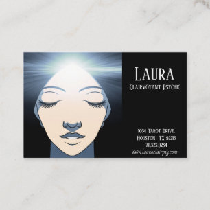 Clairvoyant Psychic Tarot Energy Business Card