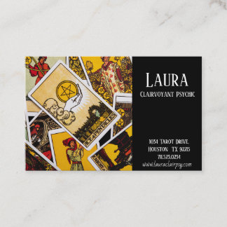 Clairvoyant Psychic Tarot Star Business Card