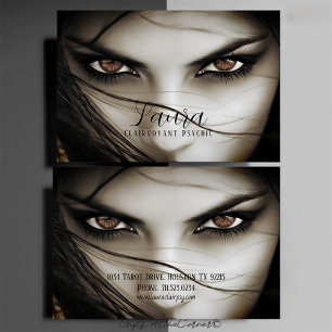 Clairvoyant Psychic Woman Business Card