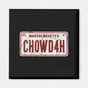 Clam Chowder Boston Accent Chowdah Funny Magnet