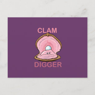 CLAM DIGGER POSTCARD