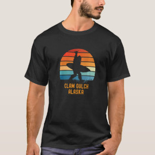 Clam Gulch  Alaska Sasquatch Souvenir T-Shirt