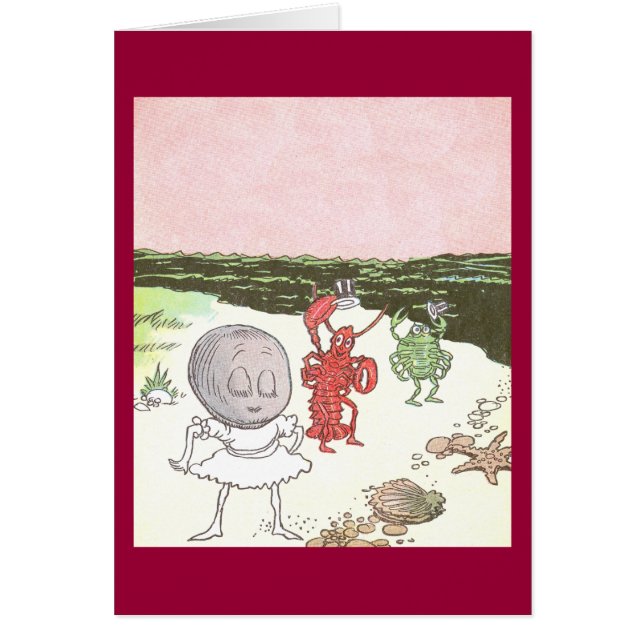 Clam, Lobster & Crab on the Beach (Front)