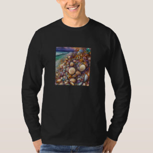 Clam Seashell Shell Collector Beach Ocean Coastal T-Shirt