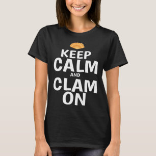 Clamming Sea Shelling Rake Clam Digging Razor Clam T-Shirt