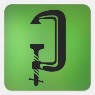 Clamp AH2010 Square Sticker