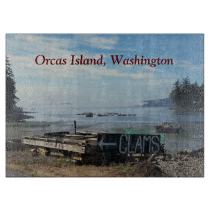 Clams on Orcas Island Cutting Board