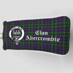 Clan Abercrombie Tartan & Crest  Golf Head Cover