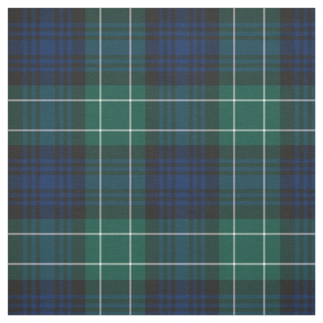 Clan Abercrombie Tartan Fabric (Swatch)