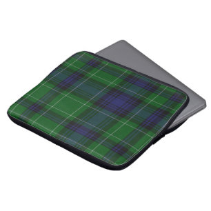 Clan Abercrombie Tartan Plaid Laptop Cover