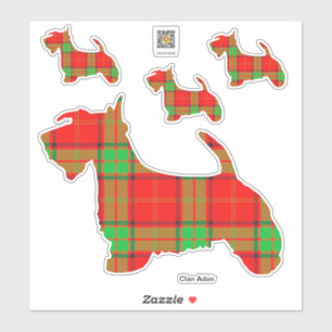 Clan Adair Scottie Sticker