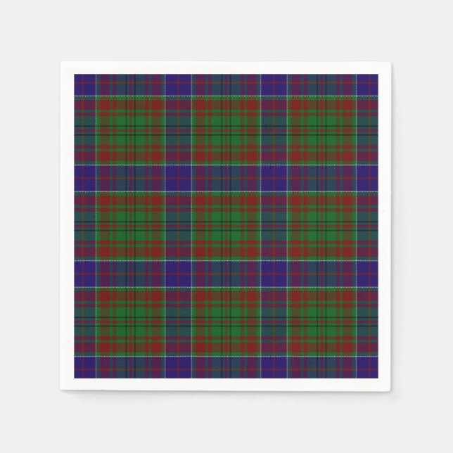 Clan Adams Tartan Napkin (Front)