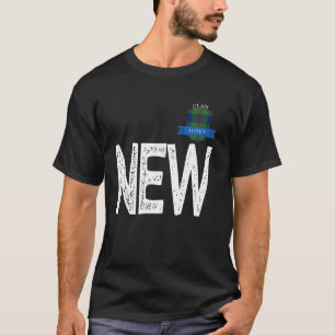 Clan Agnew N and E and letter W Family Matching T-Shirt