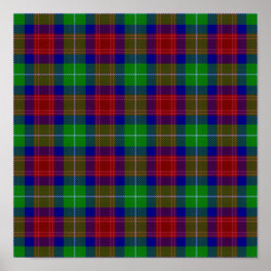 Clan Aiken Tartan - Digital Download Poster