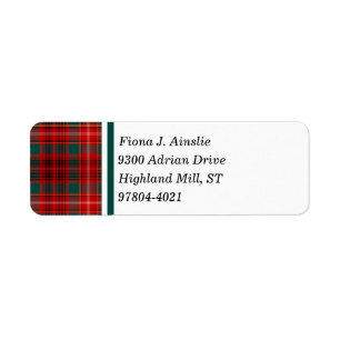 Clan Ainslie Tartan