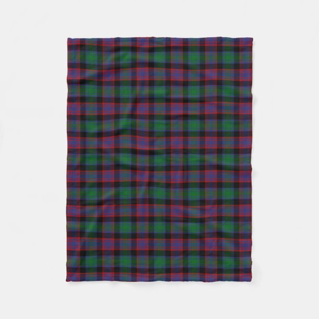 Clan Alexander Hunting Tartan Fleece Blanket (Front)