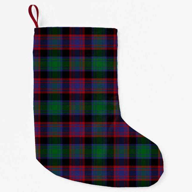 Clan Alexander Hunting Tartan Small Christmas Stocking (Front)