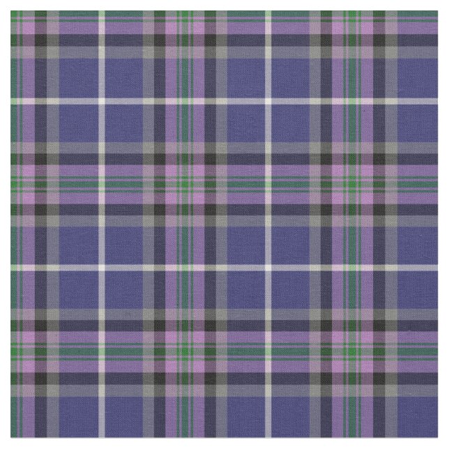 Clan Alexander Tartan Fabric (Close Up)