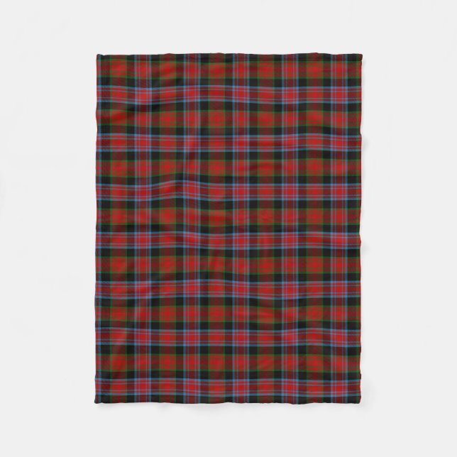 Clan Alexander Tartan Fleece Blanket (Front)