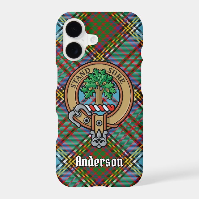 Clan Anderson Crest Case-Mate iPhone Case (Back)