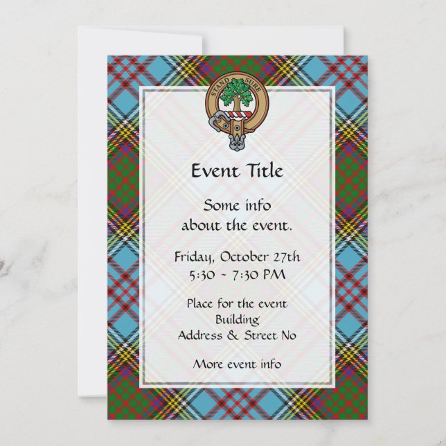 Clan Anderson Crest Invitation (Front)