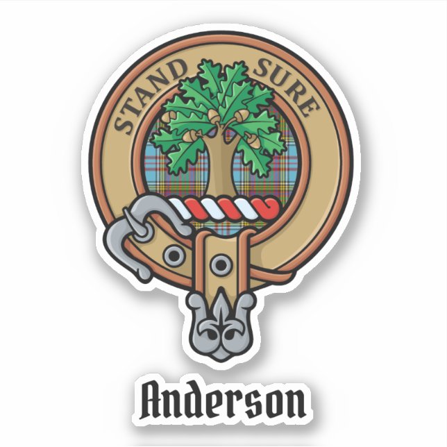 Clan Anderson Crest Sticker (Front)