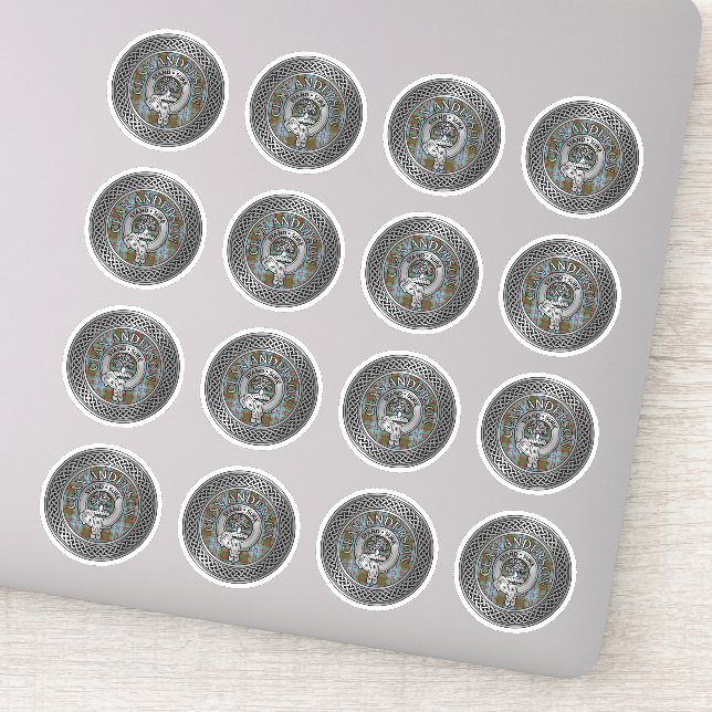 Clan Anderson Crest & Tartan Knot (Detail)