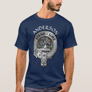 Clan Anderson Crest & Tartan T-Shirt
