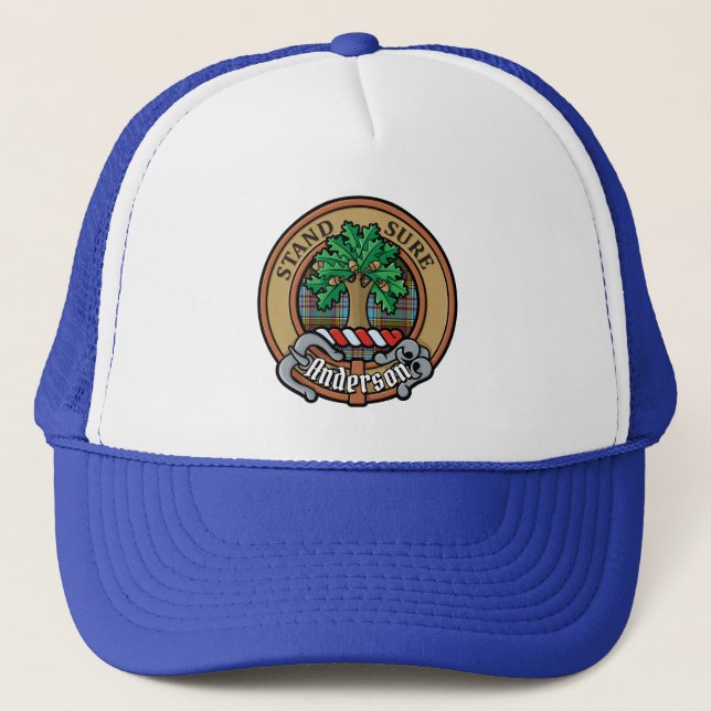 Clan Anderson Crest Trucker Hat (Front)