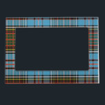 Clan Anderson Plaid Tartan Light Blue Check Magnetic Frame<br><div class="desc">Clan Anderson tartan light blue brown check magnetic frame. Perfect for anniversaries,  family reunions,  other special celebratory occasions photos you have

Celebrate all things Scottish tradition with this cool tartan print magnetic frame

Add a name by clicking the "Personalise" button above</div>