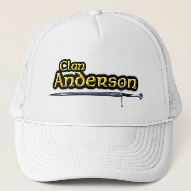 Clan Anderson Scottish Inspiration Trucker Hat (Front)