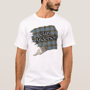 Clan Anderson Scottish Tartan Paint Shirt
