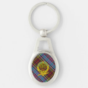 Clan Anderson Tartan and Motif Key Ring