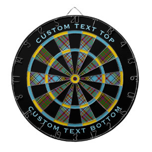 Clan Anderson Tartan Dart Board