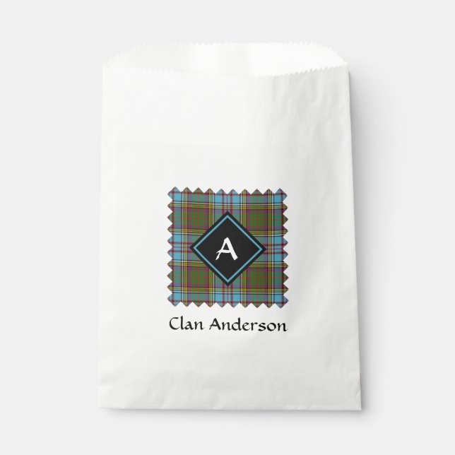 Clan Anderson Tartan Favour Bag (Front)