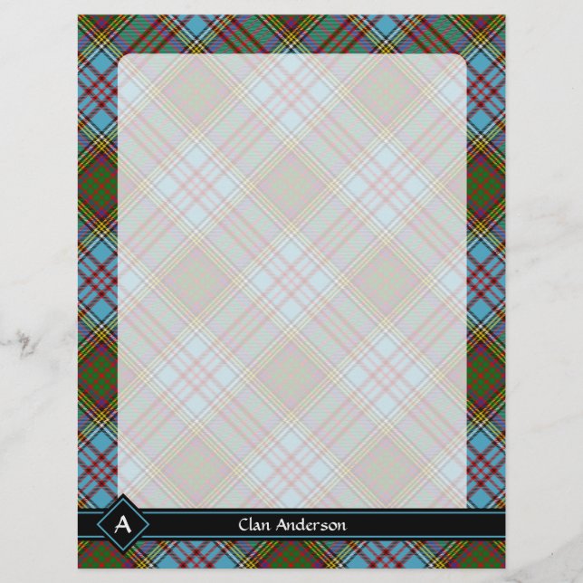 Clan Anderson Tartan Flyer (Front)