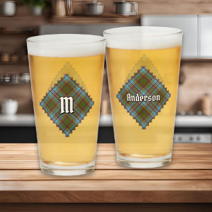Clan Anderson Tartan Glass
