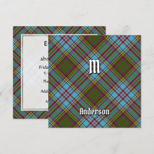 Clan Anderson Tartan Invitation