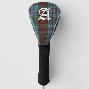 Clan Anderson Tartan Plaid Monogram Golf Head Cover
