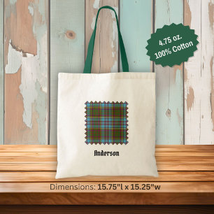 Clan Anderson Tartan Tote Bag