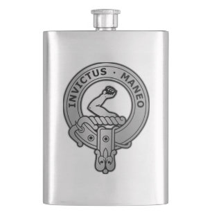 Clan Armstrong Crest  Flask